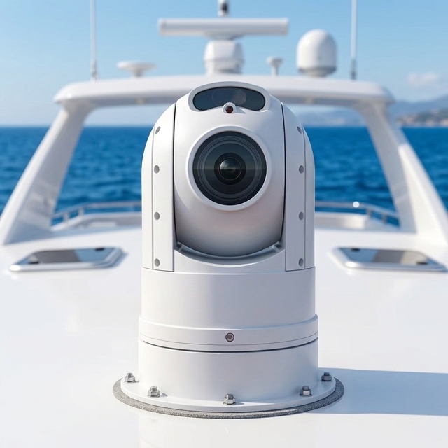Multi-functional 360 Camera 2MP 23X 80IR Distance PTZ Camera Vehicle Mounted Night Vision