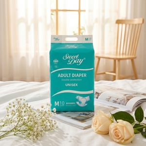 Couches jetables pour adultes personnalisées, économiques en gros, avec protection anti-fuites, en tissu non tissé, unisexe, produit d'incontinence en gros, échantillon gratuit - Product Image 1