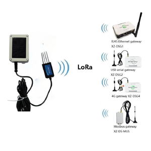 8 In 1 Draadloze Bodemsensor Op Zonne-Energie Met Lora Datatransmissie Voor <span class=keywords><strong>Ph</strong></span>-Vochttemperatuur Npk Geleidbaarheid Bodemmonitor - Product Image 6