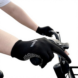 Daizen Star Half Finger Gloves Black Wrist Length Eco-Friendly Multifunctional Cycling All Seasons PU Quick Dry Casual - Product Image 1