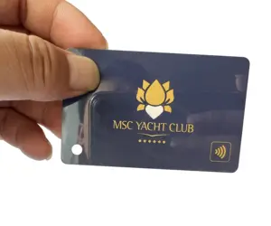 2022 New Customized Printer Contactless Access Control Transparent Plastic RFID NFC High Temperature Resistant Smart PET Card