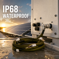 Cable adaptador de aviación J1784 39 15N a LP20 de 90 grados, impermeable IP68, 20A, con terminal JST para robot BMS