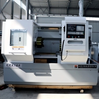 Tour CNC horizontal haute qualité CK6160/6163 avec mandrin à 4 mors et structure à banc plat GSK pour le traitement des métaux