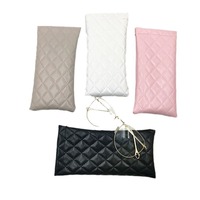 Étui à lunettes en cuir PU solide, boîte à lunettes portable, grande capacité, pochette de voyage, protection des lunettes, organisateur de rangement