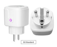 Glomarket akıllı Tuya Wifi fişi ab standardı App uzaktan kumanda Wifi soket akıllı priz Google & Alexa