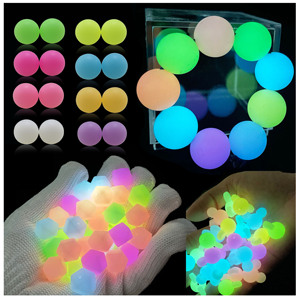 Cuentas de Silicona Luminosas de Grado Alimenticio Libres de BPA, Diseño 2025, para la Elaboración de Joyería, Cuentas de Silicona que Brillan en la Oscuridad - Product Image 2