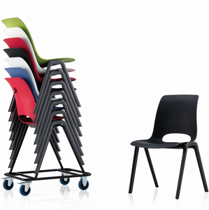 Venta al por mayor de diseño moderno muebles de <span class=keywords><strong>restaurante</strong></span> barato formación sala de conferencia sillas de plástico - Product Image 4