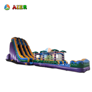 Apto para Adultos y Niños, Súper Emocionante con Piscina, Tobogán Acuático Inflable Grande para Alquilar o Fiestas - Product Image 1