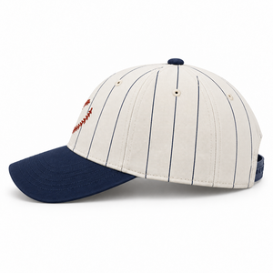 Casquette de baseball décontractée en coton bicolore à visière incurvée, 6 panneaux, ajustable, avec motif et lettres personnalisables – Grande Vente - Product Image 2