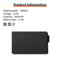 Batterie d'ordinateur portable GK3D3 DMF8C 7WNW1 pour Dell Latitude 7424 5424 5420 Rugged Extreme Notebook P137G 6NNCF DP3KF P85G Notebook