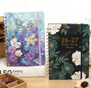 Agenda personnalisé avec logo gravé, couverture rigide, carnet de planification scolaire, cadeau, cahiers en papier, journal A5 pour étudiants - Product Image 4