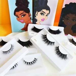 lashes 3D mink wholesale vendor eyelash case cluster lash lash ribbon most popular items tresluces vegan bratz doll