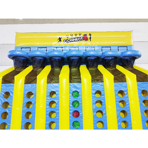 Juego de Baloncesto Inflable Comercial para Exteriores, Juego de Tiro Profesional Inflable Connect Four para Alquiler en Carnavales - Product Image 5
