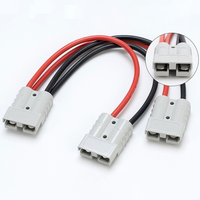 Connecteur de prise 50 ampères, câble de panneau solaire 8AWG, adaptateur d'alimentation 50A/600V, câble de connecteur solaire 300 mm