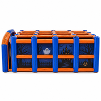Laberinto Inflable de Halloween FUN BOUNCE, Material de PVC, Uso en Exteriores