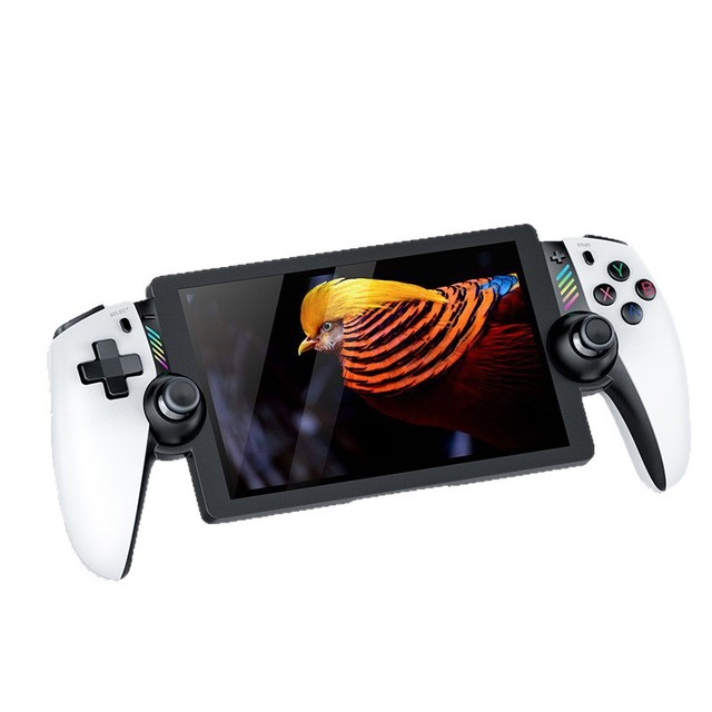 128GB M28 LINUX Emelec Handheld Gaming Console Pocket 7inch Video Games Players Support 5G WIFI for PS2 Retro and Advanced Games