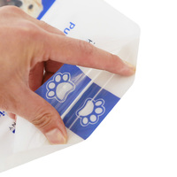 Sacs d'emballage personnalisés pour aliments pour animaux, sacs refermables à fermeture éclair pour croquettes pour chats, sacs pour friandises pour chiens, sacs verticaux pour animaux de compagnie, imprimés en gravure de qualité alimentaire
