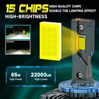 Bombilla LED para Faros Delanteros GTLED D3S de Alto Lumen, 65 W, 22000 LM, 6000 K, Blanca, Canbus, Antiparpadeo, Actualización para D3S HID Original