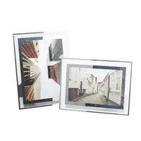 عالية الجودة المنزل الديكور عرض الجملة الوجهين الصورة الإبداعية مرآة سحريّة شفافة إطار صور الزجاج