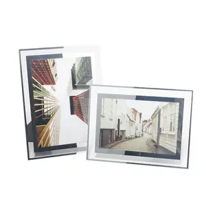 高品质家居装饰展示批发双面照片创意魔镜透明图片相框玻璃