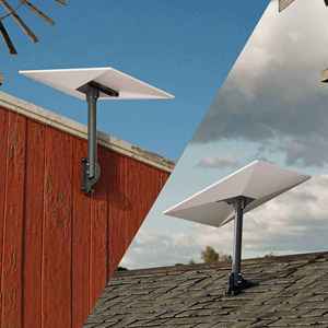 Starlink Gen3 Schotel Dak Montage Grey Plastic Kit V3 <span class=keywords><strong>Pole</strong></span> Mount Pijp Adapter Met Draaipaal - Product Image 6