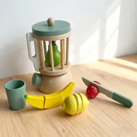 Jouets en bois en gros pour la maternelle, jeux d'imitation amusants, ensembles Montessori en bois, jouet de cuisine pour enfants, aliments DIY pour enfants