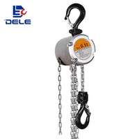 Nouvelle mini palan à chaîne manuel Delelift 250kg 500kg 3m, grue portative en aluminium pour la restauration et le commerce de détail
