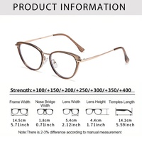 Vente en gros d'usine - Montures optiques élégantes pour femmes, style œil de chat, verres progressifs multifocaux à mise au point automatique pour la lecture, pour dames