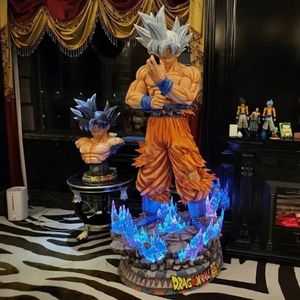 Decoração Venda Quente Dragon Ball Z Vida Personalizada Tamanho 1:1 Fibra De Vidro Resina Dragon Ball Vegeta Estátua Para Venda