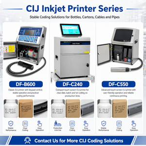 Impresora de Inyección de Tinta Continua Económica IPS-C550 para Uso en Codificación en Pequeñas Fábricas de Bangladesh - Product Image 5