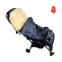 Haute densité en peau de mouton laine bébé sac de couchage bébé marcheur landau doublure australien OEKO-TEX peau de mouton bébé chancelière