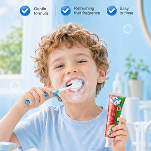 <span class=keywords><strong>Pasta</strong></span> <span class=keywords><strong>de</strong></span> <span class=keywords><strong>dientes</strong></span> sin flúor con sabor a frutas <span class=keywords><strong>para</strong></span> niños, 60g, Gel <span class=keywords><strong>de</strong></span> limpieza <span class=keywords><strong>para</strong></span> el cuidado bucal, blanqueador, anticaries, <span class=keywords><strong>para</strong></span> niños <span class=keywords><strong>de</strong></span> 3 a 12 años, seguro <span class=keywords><strong>para</strong></span> bebés - Product Image 2