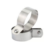 Pince de support en U en acier inoxydable pour sangle de trou de tuyau rigide et système métrique de boucle de mise à la terre ohmique