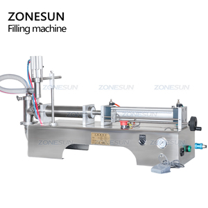 ZONESUN ZS-YT1 <span class=keywords><strong>Piston</strong></span> Pneumatique Remplisseur Liquide Shampooing Gel Eau Vin Lait Jus De Vinaigre <span class=keywords><strong>à</strong></span> L'huile De <span class=keywords><strong>Café</strong></span> <span class=keywords><strong>Machine</strong></span> de Remplissage De Boissons - Product Image 4