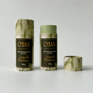 หลอดกระดาษคราฟท์สีขาวพิมพ์ลายตามสั่งขายส่ง หลอดเปล่ารีไซเคิลสำหรับใส่ครีมกันแดด ลิปบาล์ม และแท่งเครื่องสำอาง - Product Image 4