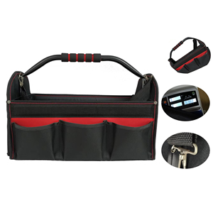 2026 New Product Car Detailing Large Capacity Collapsible Water Resistant 15-19 Pockets Heavy Duty Top Handle <b>Tool</b> Bag - Product Image 1