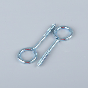 Vis à œil perforées 4.3*73 en fer zingué, vis autotaraudeuses de style américain - Product Image 1