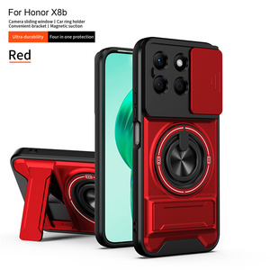 Support magnétique pour voiture Lichicase deux-en-un, accessoire mobile au toucher lisse pour <span class=keywords><strong>Honor</strong></span> X7 X7A X7B, coque de téléphone pare-chocs - Product Image 1