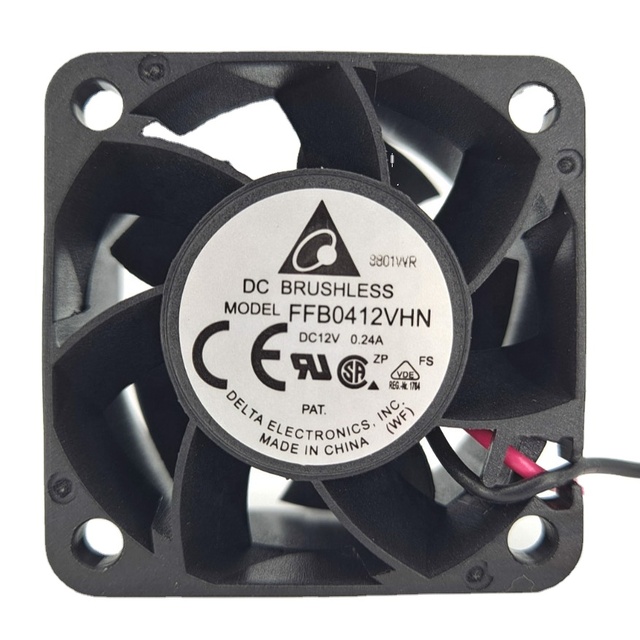 Delta FFB0412VHN 12V DC 0.24A 40X40X28mm 4cm 4028 9500RPM Server Chassis Inverter Silent Mini Axial  Cooling Fan