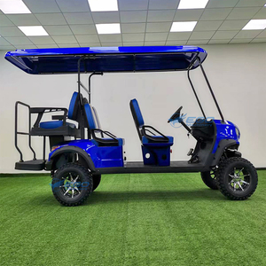 Voiturette de golf électrique 6 places avec toit, structure en acier, couleur au choix, batterie 48V – Nouveauté très demandée - Product Image 5