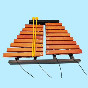 Wholesale Orff <b>Musical</b> <b>Instruments</b> 16-Tone Wooden Percussion Xylophones With Plastic Sticks for Kids Training - Product Image 4