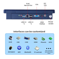 Panel PC Táctil Industrial Integrado Lamitouch, Precio de Fábrica, Linux/Win10, Pantalla Táctil Capacitiva de 12.1-19 Pulgadas, 2xDVI, CE/FCC