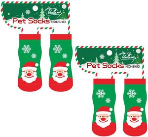 Merry Christmas Gift for Pet <b>Cat</b> and Dog <b>Sock</b> Anti-slip and Warm Winter Knitted Christmas Pet <b>cat</b> and Dog <b>Socks</b> - Product Image 1