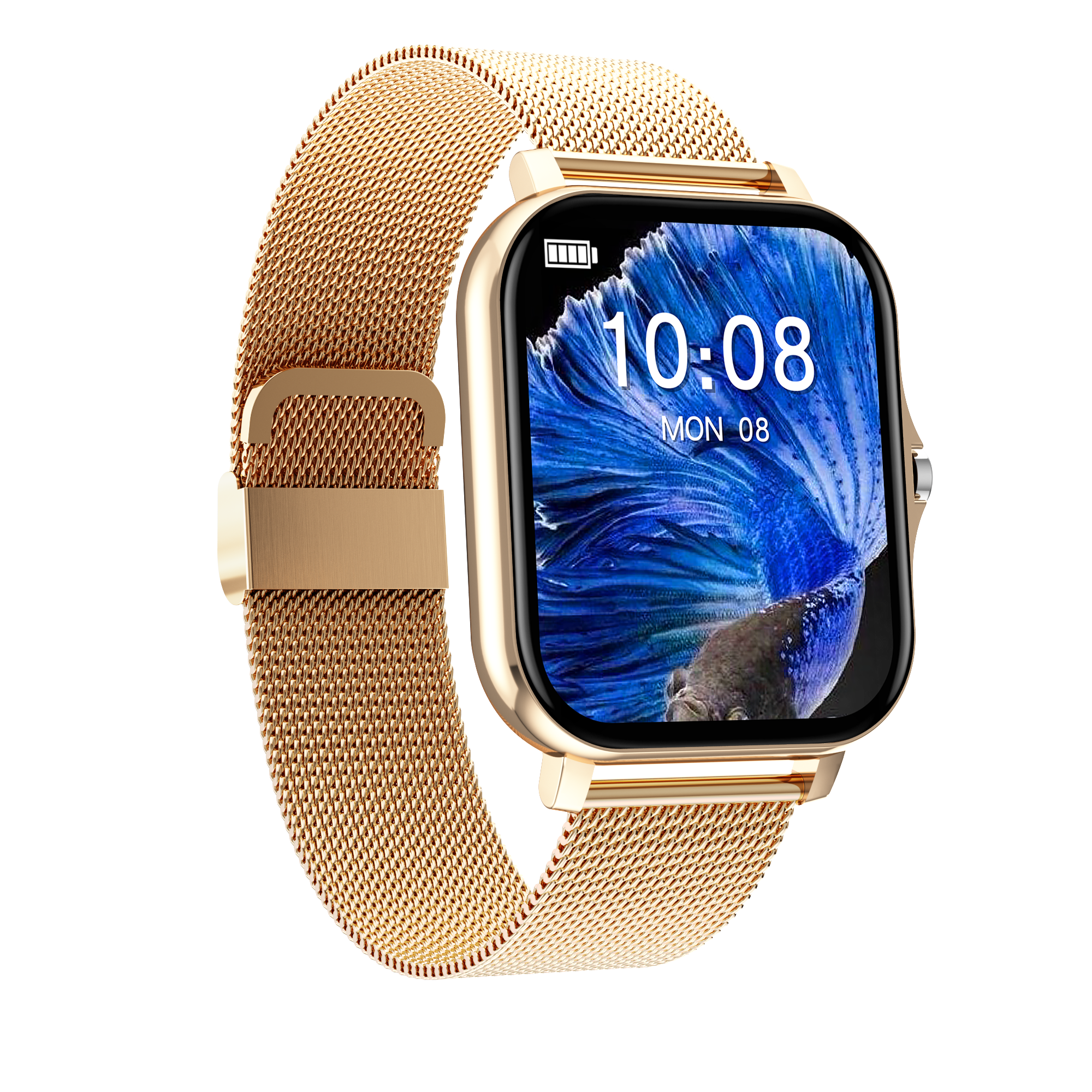 スマートウォッチ2024 Reloj InteligenteMujer con Llamada Rastreador deActividad Inpermeable For iPhone Android Mujer Smartwatch