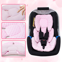 Meilleure Vente : Ensemble de Coussins Amovibles en Fibre de Polyester Épaisse et Antichoc pour Siège de Sécurité Bébé, Idéal pour les Voyages en Voiture en Famille