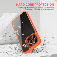 Nouveauté Étui de protection d'objectif étanche antichoc TPU+PC avec béquille pour téléphone portable 16 Pro Max 14 15 Plus