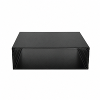 Boîtier en aluminium anodisé noir sablé 150*46mm, boîte de projet, boîtier d'instrument, taille personnalisée