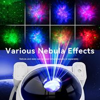Mini lámpara LED Multicolor para decoración de habitación de niños para astronauta, espacio, nebulosa estrellada, proyector de techo, Galaxia estética, dormitorio nocturno