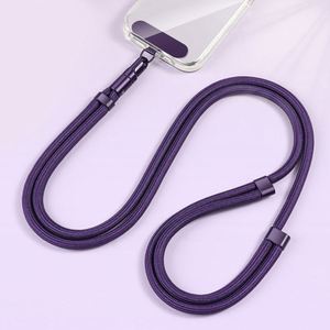 Adjustable <b>Polyester</b> Mobile Phone <b>Lanyard</b> Phone Tether Patch Universal Crossbody Neck Strap for Cell Phone Accessories Case Use - Product Image 1