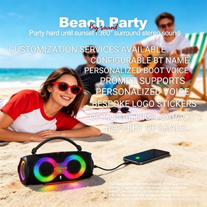 Top Rated Wireless Bt Portable Trolley Speaker <strong>Booms</strong> Karaoke Outdoor Stereo AUX TWS Factory Wholesale OEM - Product Image 3